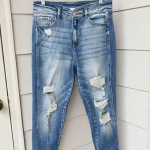 KanCan Signature Ultra High Rise Ankle Jeans